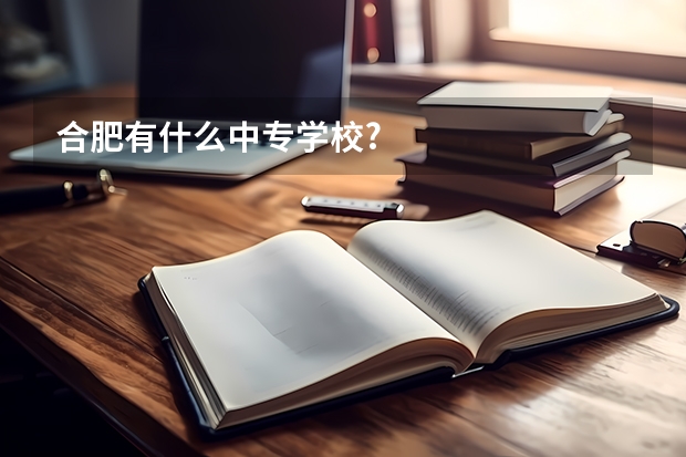 合肥有什么中专学校?