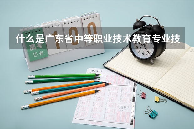什么是广东省中等职业技术教育专业技能课程考试合格证书