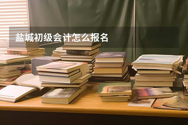 盐城初级会计怎么报名