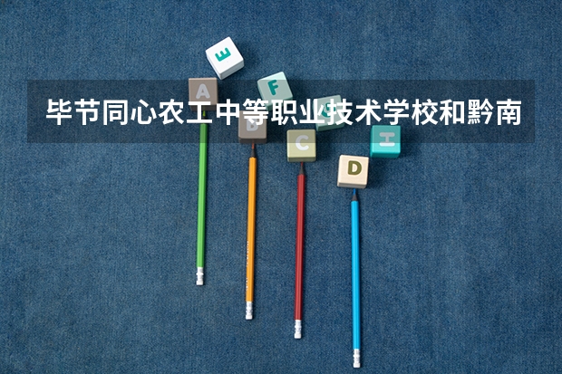 毕节同心农工中等职业技术学校和黔南民族卫生学校哪个好 对比