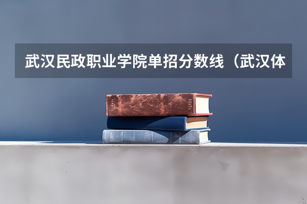 武汉民政职业学院单招分数线(武汉体育学院单招录取分数线)