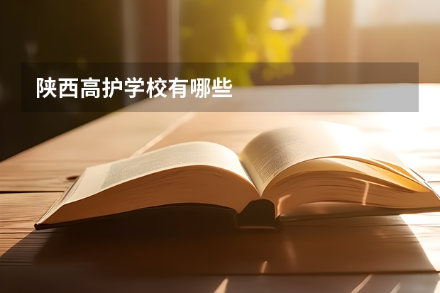 陕西高护学校有哪些
