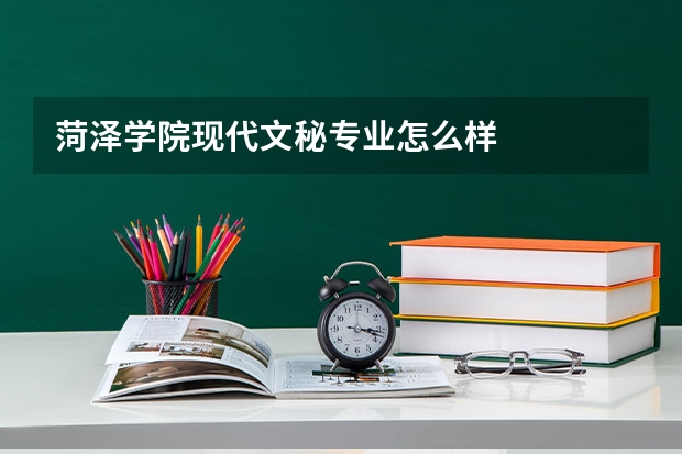 菏泽学院现代文秘专业怎么样