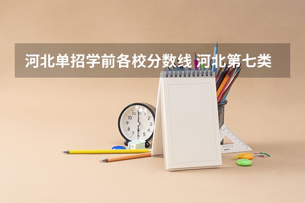 河北单招学前各校分数线 河北第七类单招学校分数线