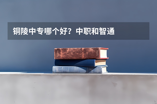 铜陵中专哪个好?中职和智通