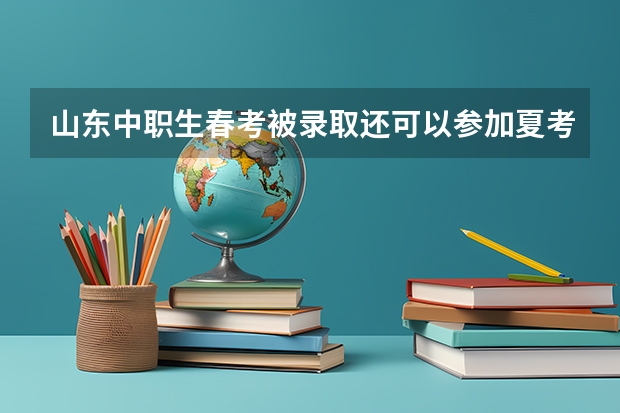 山东中职生春考被录取还可以参加夏考吗
